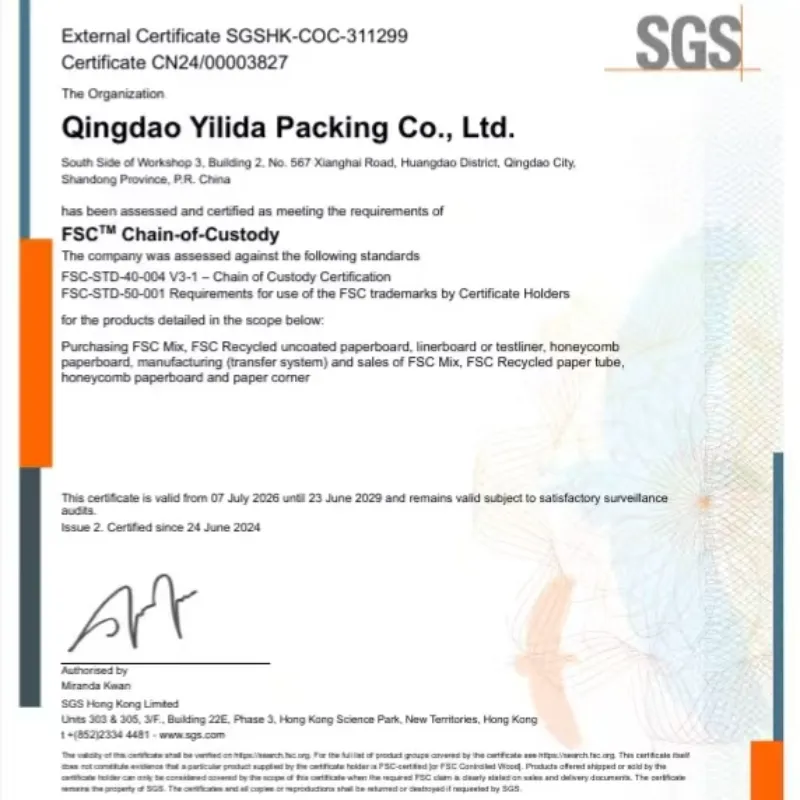 Qingdao Yilida Packaging ha condotto una formazione speciale sul sistema di gestione della catena di fornitura e domanda FSC.